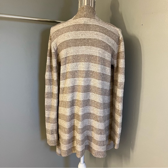 Barefoot Dreams Bamboo Chic Lite Cardigan Size S/M Calypso Waterfall Open Front - Picture 4 of 14